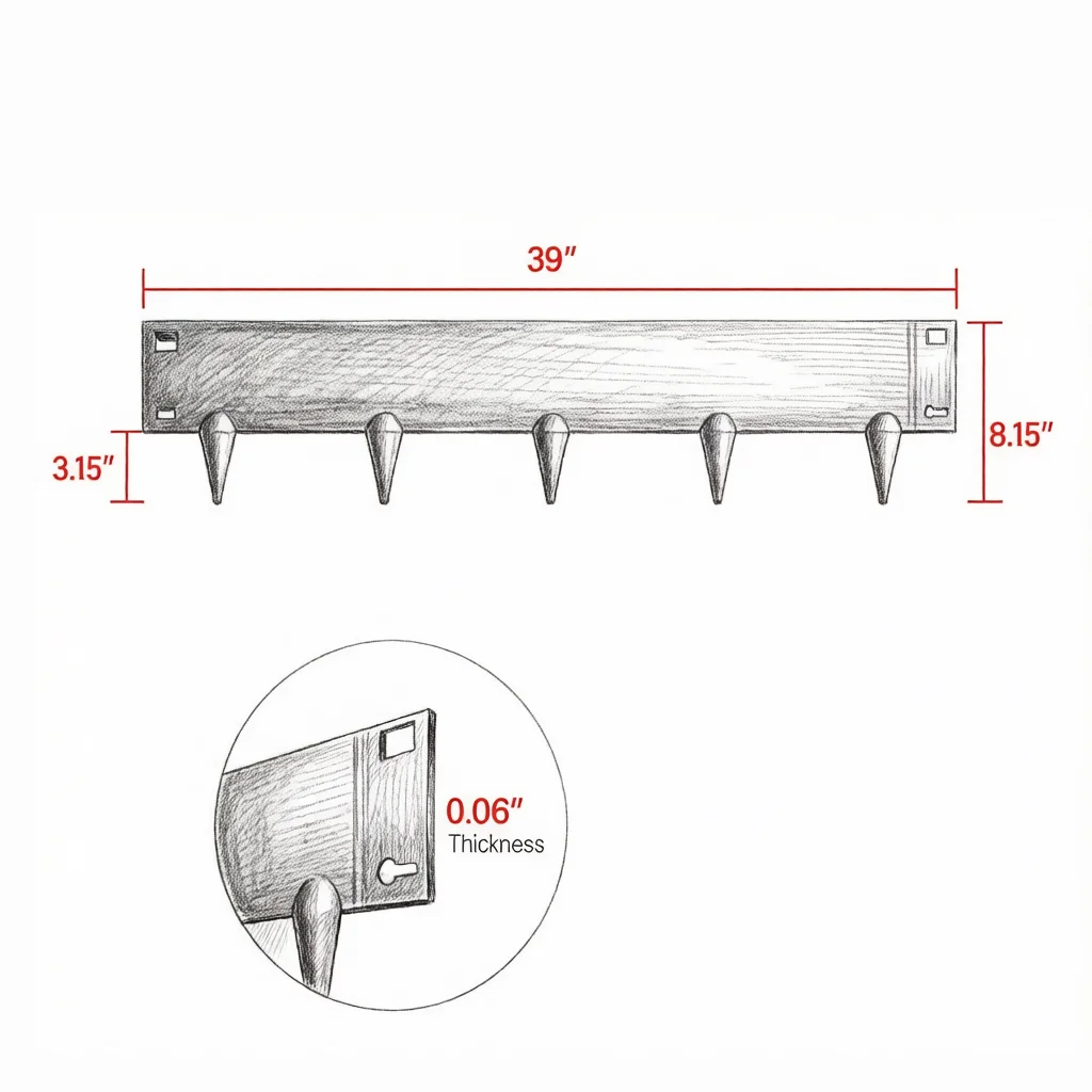 5-Pack Landscape Edging (39