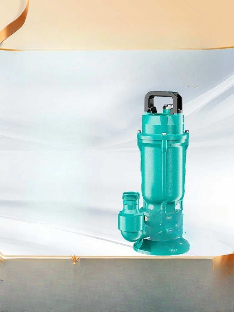 

Sewage pump mud discharge