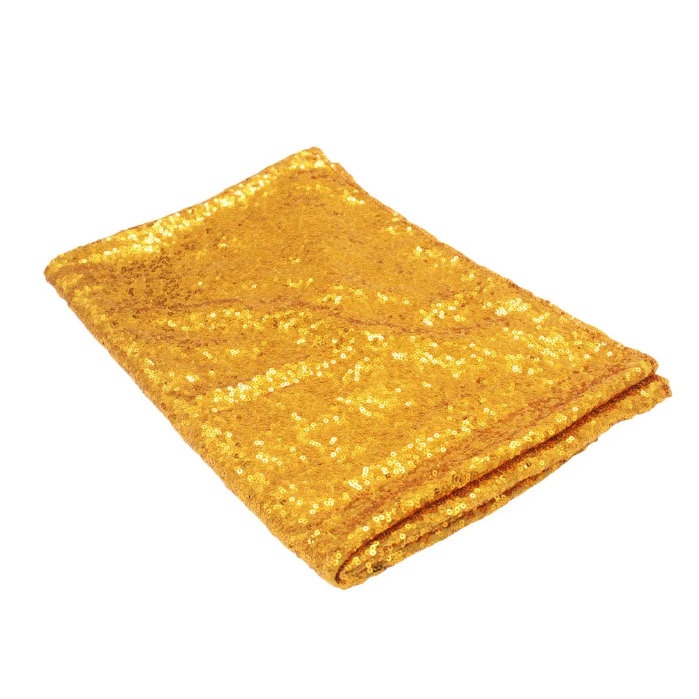 Paillette Tablecloth Golden Sequined Wedding Party Stylish Table Cover Buffet Display Dessert Decor Fashion Tablecloth