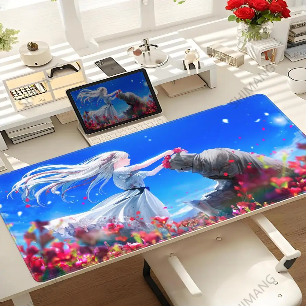 

Mouse Pad Non-Slip Rubber Edge locking mousepads Game play mats Fighting Game ENDER LILIES Quietus for notebook PC computer