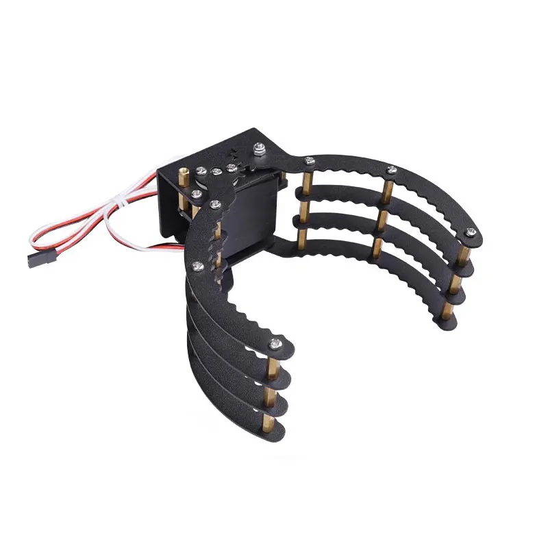 Symetryczny chwytanie duży zacisk mechaniczny Robot pazur Manipulator metalowa aluminiowa uchwyty do kierownicy łapa z LDX-335MG serwomechanizmem