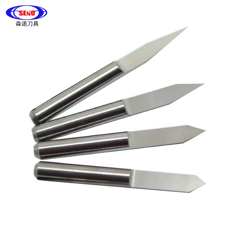 10Pcs 10/15/20/25/30/40/45/60/90องศา PCB แกะสลักบิต V Shap ปลายมิลล์ทังสเตนคาร์ไบด์3D 3.175 1/8เครื่องตัด