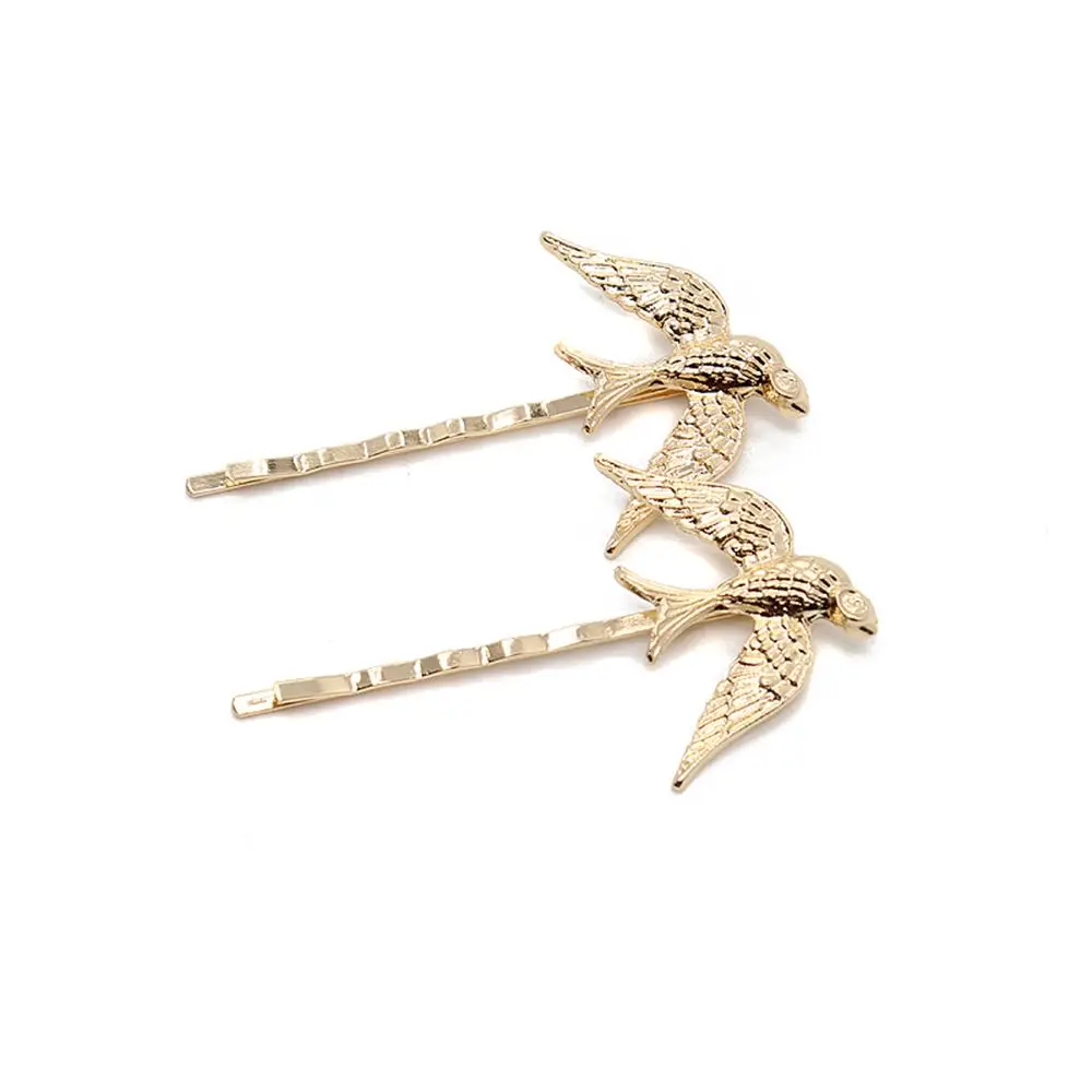 Bird Animal Shape for Girl Women Headdress Word Folder Hair Accessories Hairpin