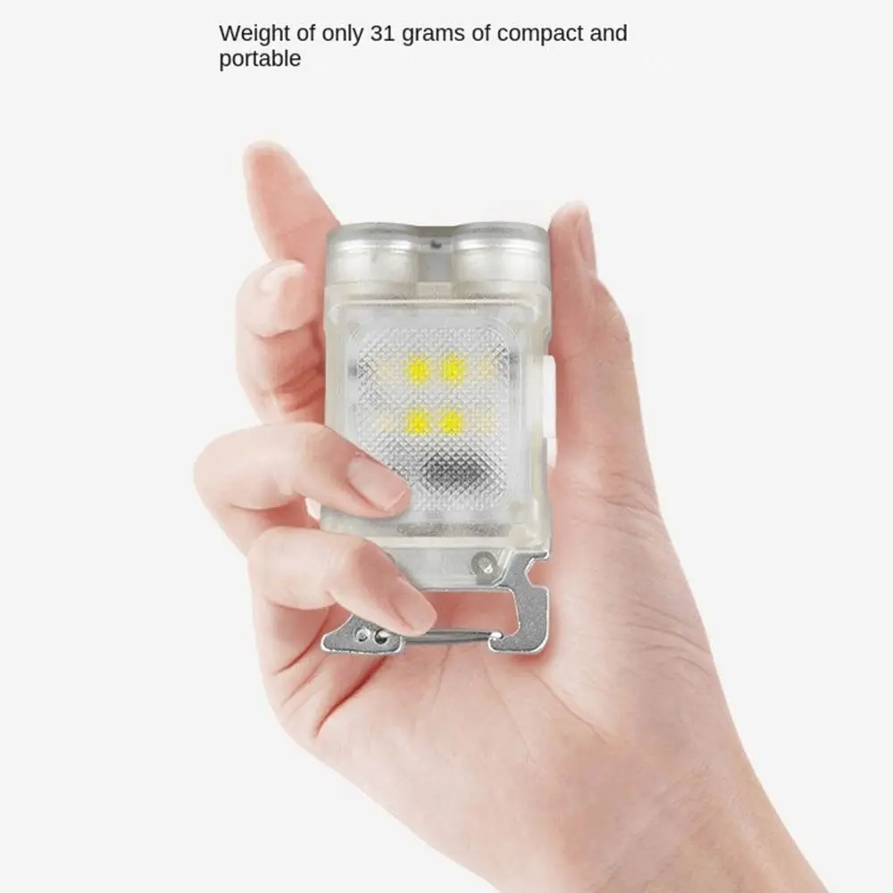 

Multi-Function 6 Modes Keychain Light Magnetic Ultra-Bright Hat Lamp Waterproof Lightweight Work Light Emergency