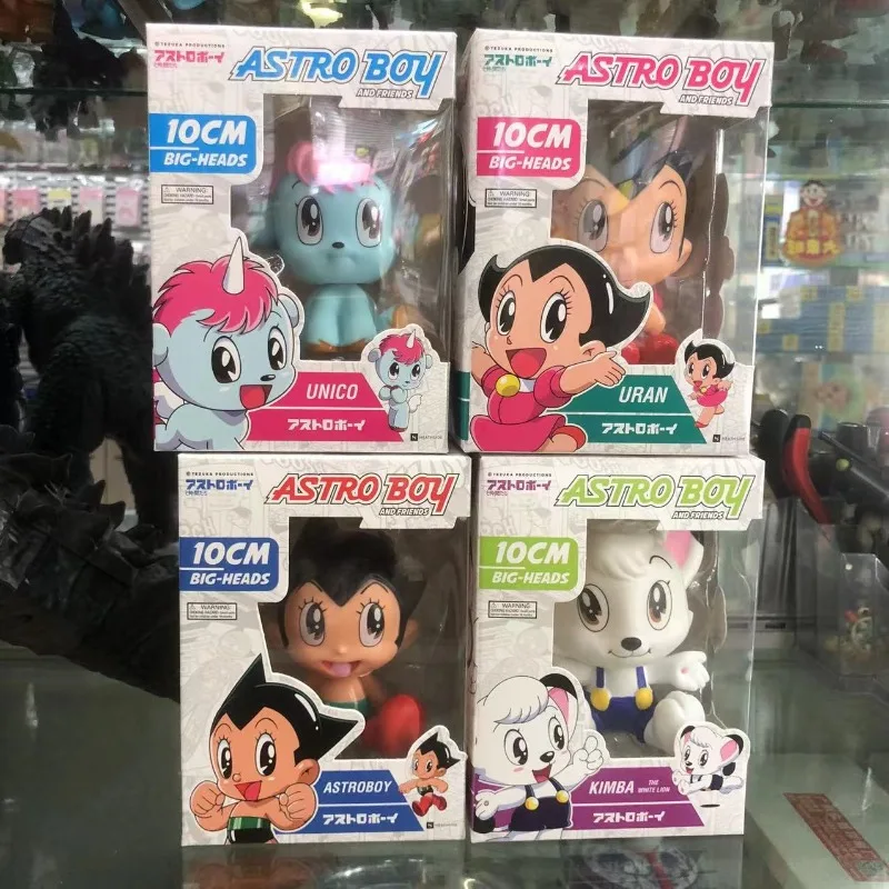 Astro Boy Uran Leo White Lion Classic Anime Q Version Figure Model Cute Desktop Decor Collectible Toy Gift