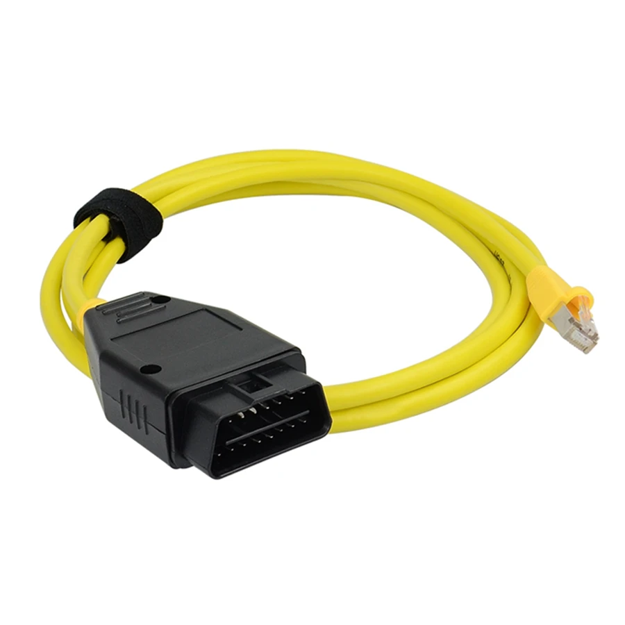 Cable de codificación ENET para BMW, Cable de interfaz de diagnóstico ENET Ethernet a OBD2, codificación ICOM Serie F para conector ENET BMW