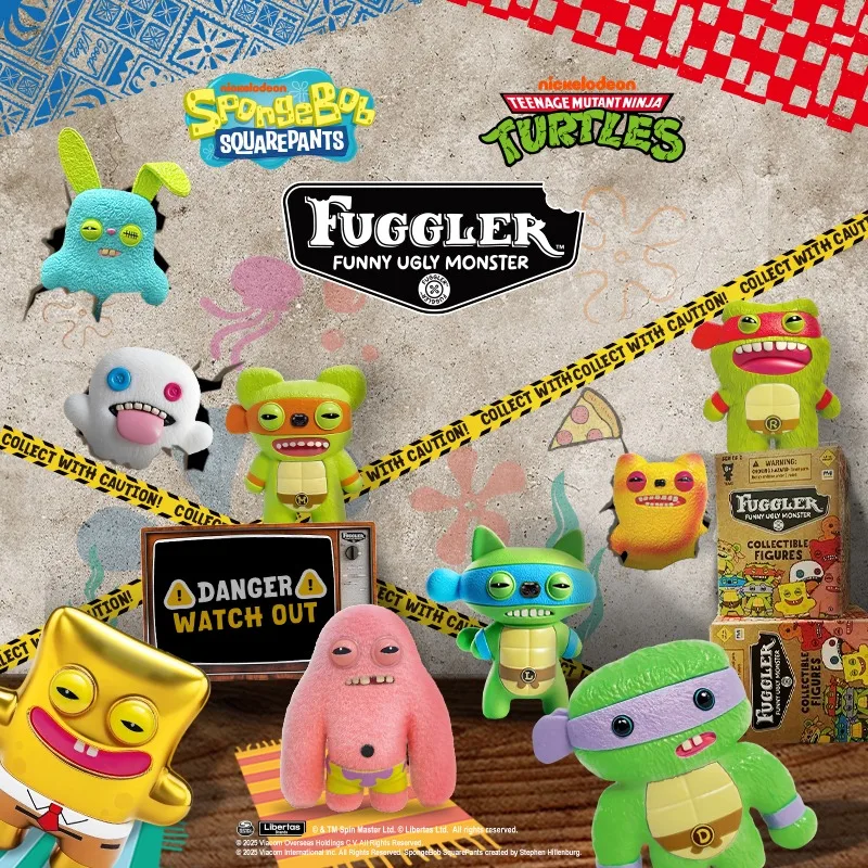 Fuggler Schlüsselanhänger Blind Box 2. Generation Zähne Monster Actionfiguren Puppen Schlüsselanhänger Hässlicher süßer Cartoon Trendy Mystery Box Spielzeug