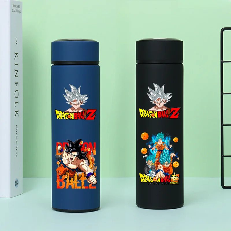 

Dragon Ball 304 Stainle Steel Cup Vegeta IV 500ML Thermos Water Bottle Adult Frosted Cup Goku Saiyan Portable Travel Bottle Gift