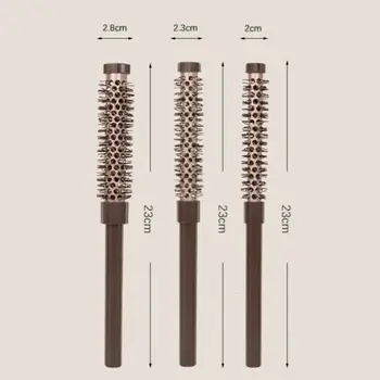 3件鋁管梳沙龍美髮梳髮根梳套裝蓬鬆瀏海捲髮造型波浪迷你梳子造型工具 8 最佳銷售 波浪刷 - №5