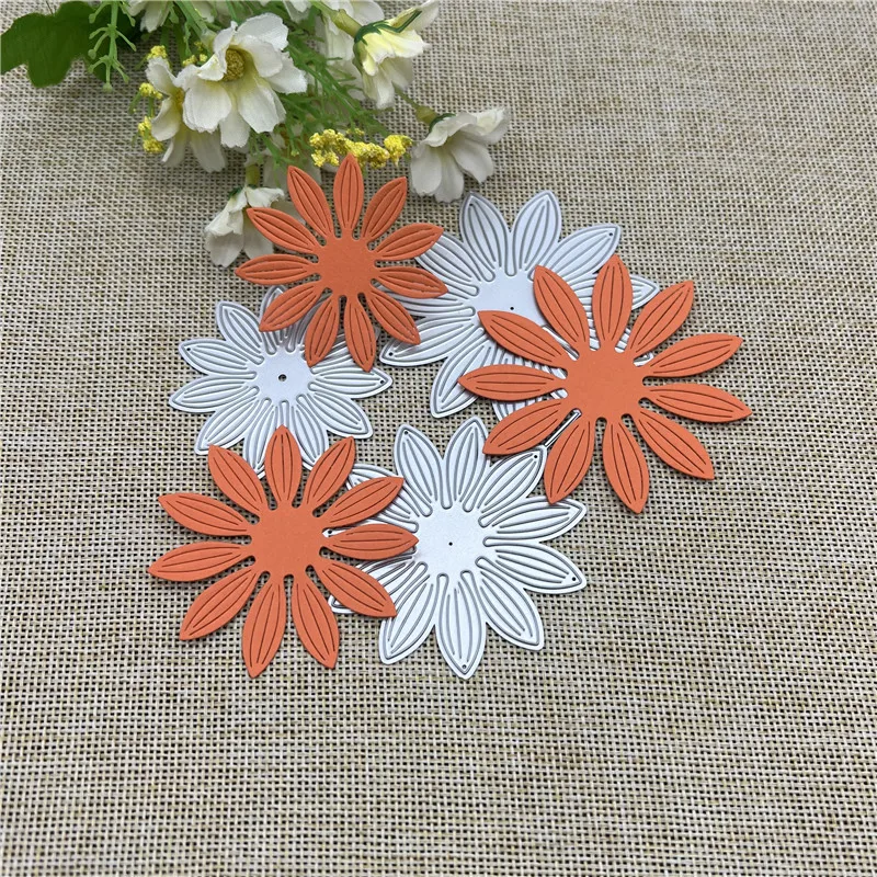 3D Flower Metal Cutting Dies Stencils For DIY Scrapbooking Decorative Embossing Handcraft Template