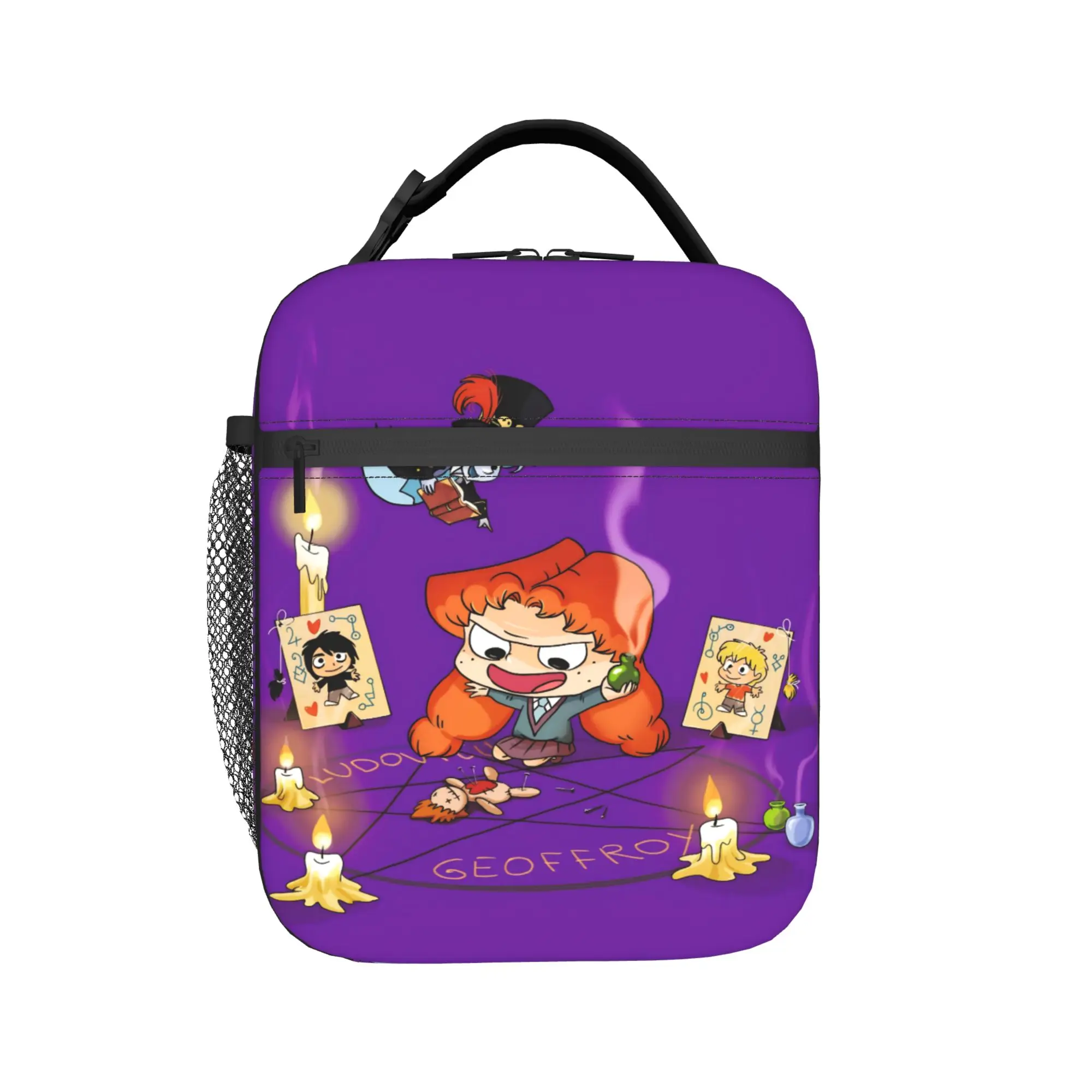 Mortelles Adeles  Accessories Insulated Lunch Bag For Travel  Food Container Portable Thermal Cooler Lunch Boxes