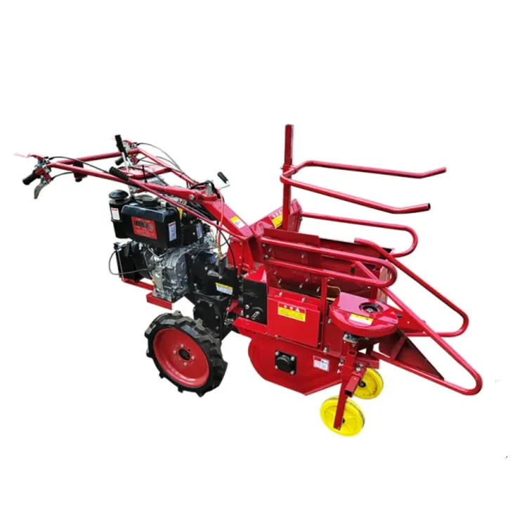 Small directly connected corn harvester 15HP Mini farm Harvest  Corn Harvester