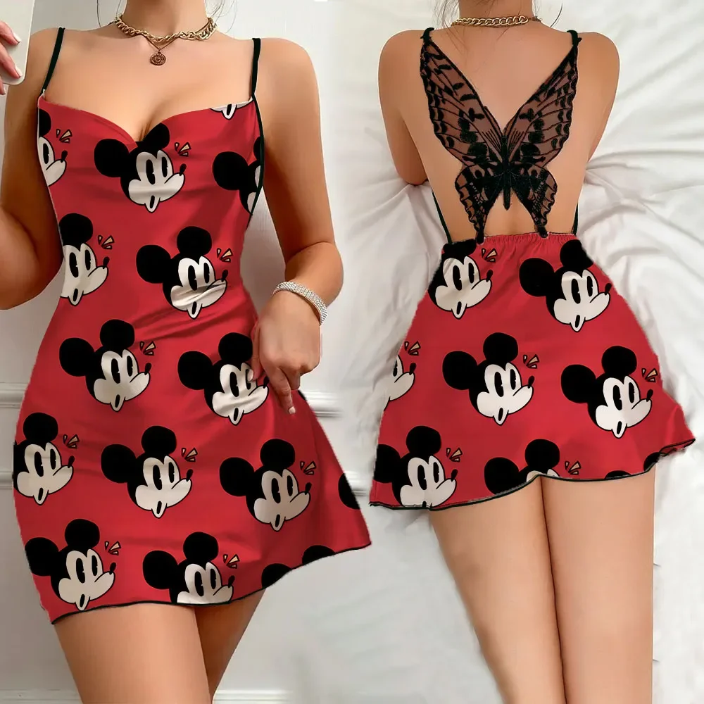 

Lingeries for Woman Night Sexs Dress Nightgowns New in Women's Sleepwear for Women and Sexy Nighty 2024 Mickey Fantasy Nightgown