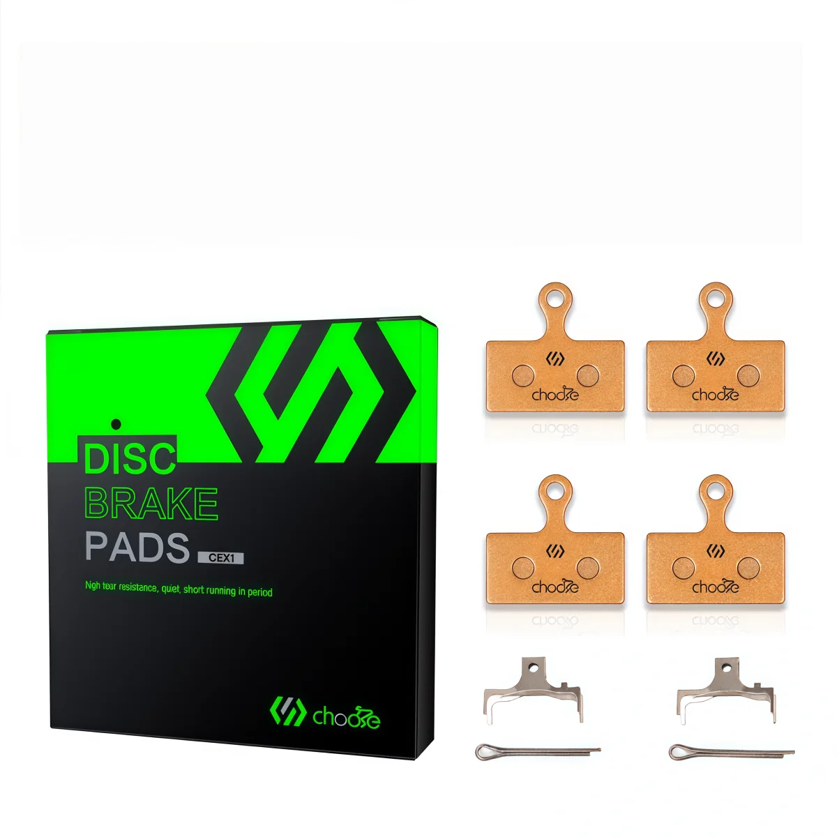 SUNTNUR 2 Pairs Bike Brake Pads For SHIMANO G01S G05S RX M9100 R9270 Disc Brake - 32x30x4mm Ceramic / Sintered / Resin
