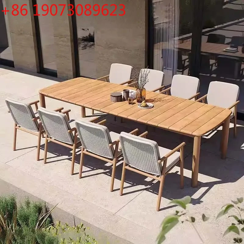 

Outdoor Teak Leisure Table And Chair Model House
