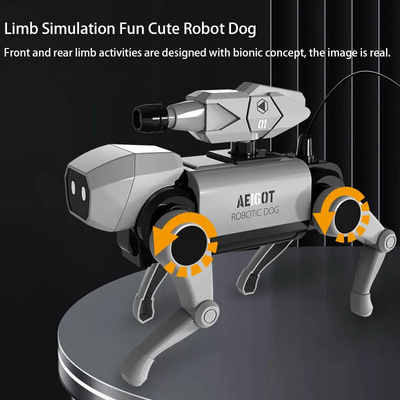 Afstandsbediening voor kinderen Elektrisch mechanisch hondenspeelgoed DIY-montage Intelligente technologie Robothondpuzzel Interactief jongensspeelgoedcadeau