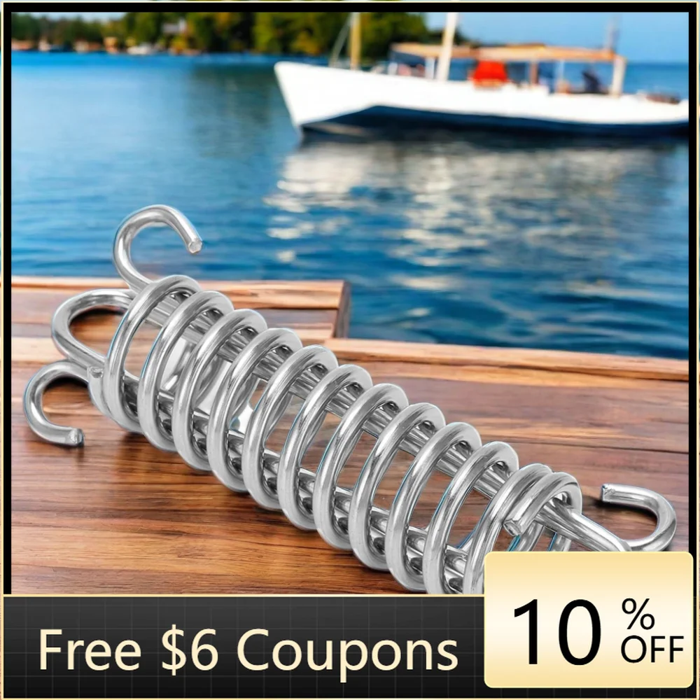 

BBWST Многофункциональная морская фурнитура из нержавеющей стали, пружинная амортизирующая швартовочная линия для лодок и яхт-парков