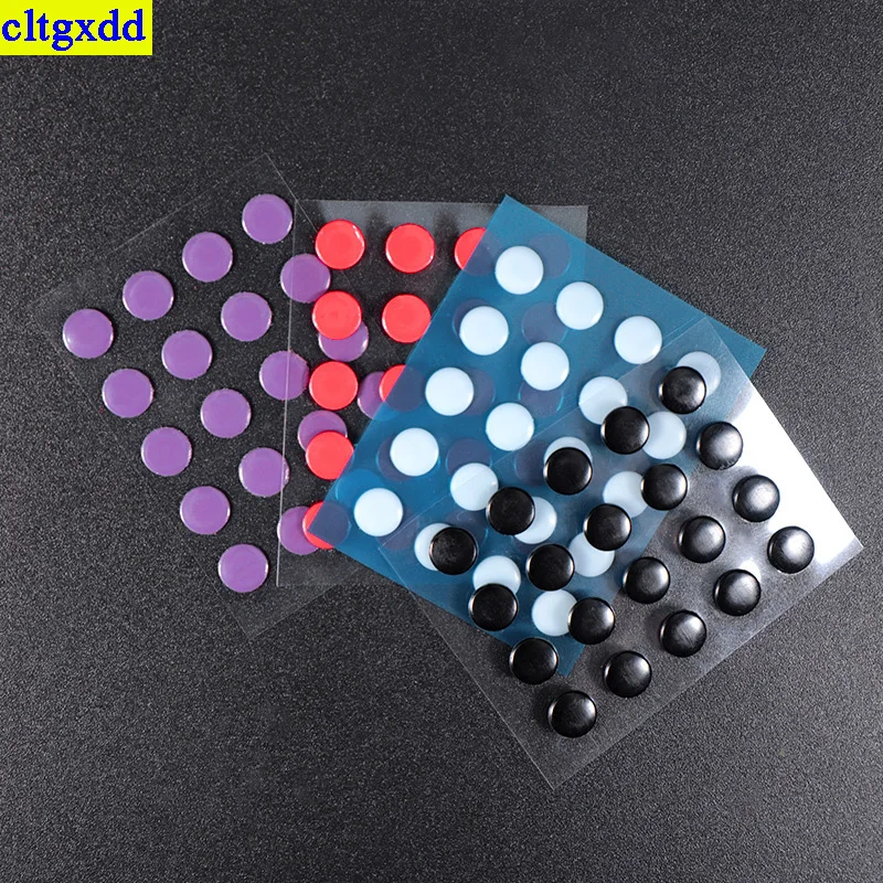 Cltgxdd, 20 шт., 6 мм, 6,5 мм, диаметр 7 мм, маленькая точка, универсальная мышь, противоскользящая скорость, резиновая подставка для ног для киберспорта, сделай сам