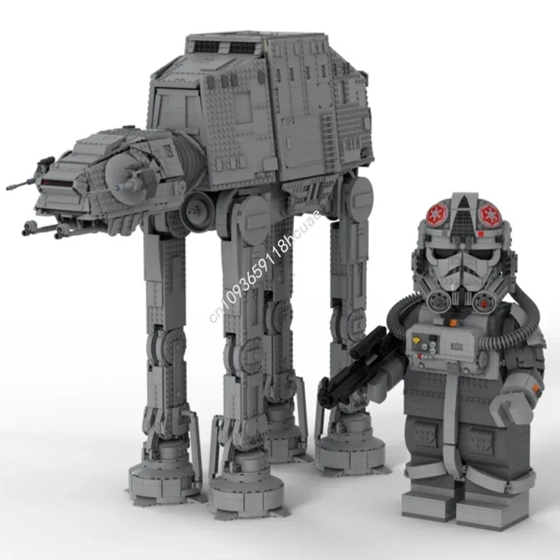 

Конструктор Star Battle: Модель шлемов AT-AT Driver Megafigure, развивающие игрушки для творческой сборки, подарок