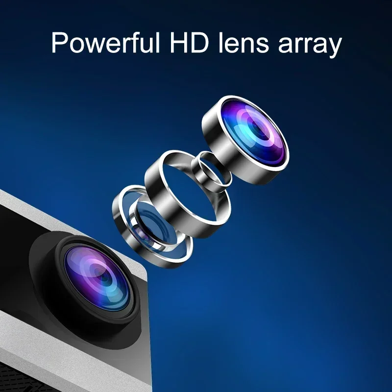 Câmera de ação HD de 2 polegadas - 1080P 30FPS à prova d'água para esqui e natação