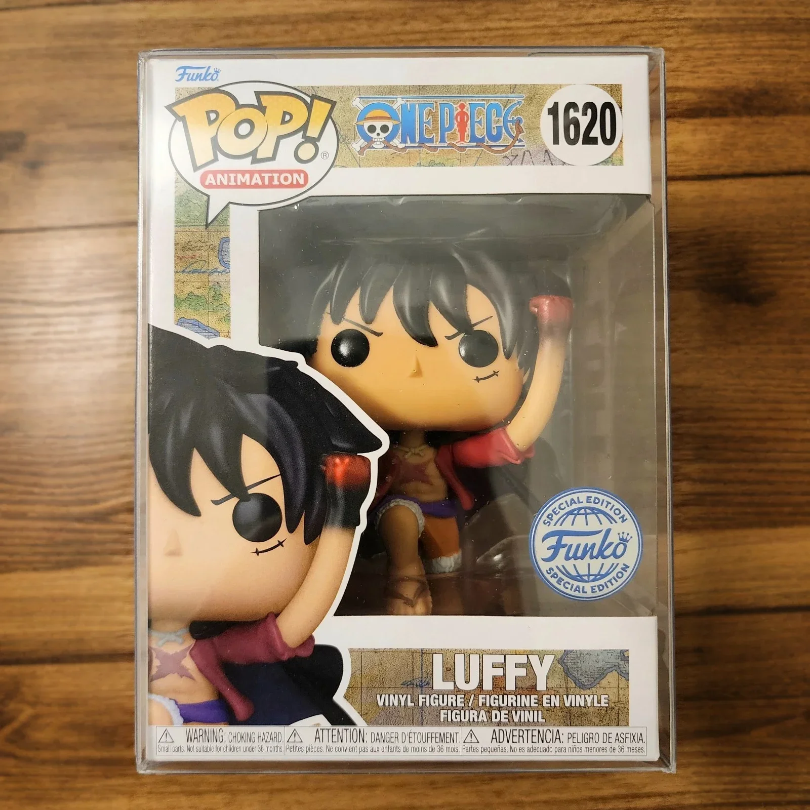 Monkey D Luffy 1620 Action Figures Funko Pop Anime One Piece da collezione in edizione limitata Figurine Decorazione del desktop Modello giocattolo