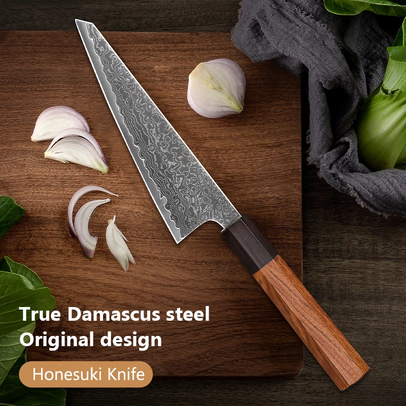 6 Inch Utility Knife Japanese 67 Layers Damascus Chef Knife Kitchen Restaurant Super Sharp Carbon Steel Fruit & Vegetable Tools