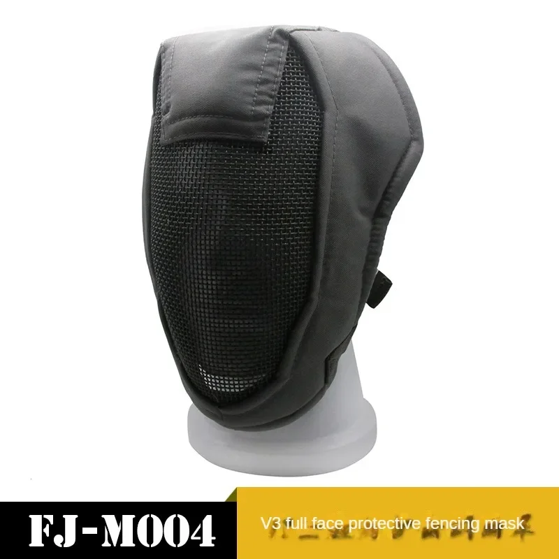 

Metal mesh full face fencing mask field mask steel mesh field mask riot and fight attack