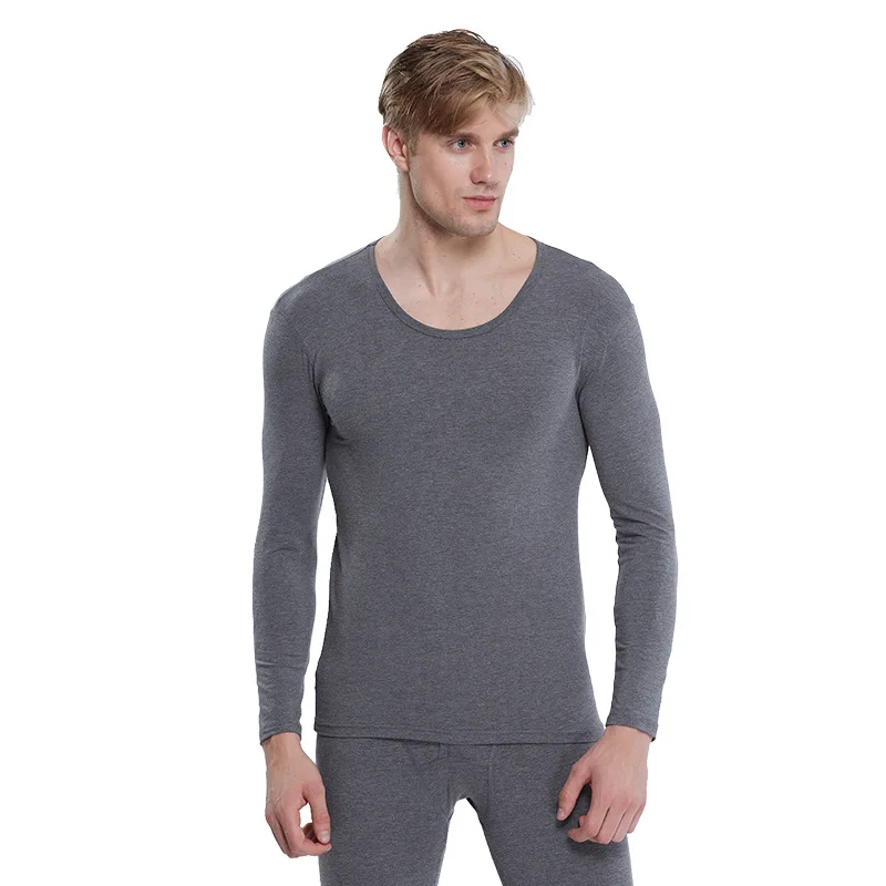 Long johns men's bottoming full cotton sweater, thread shirt, thin youth pure cotton thermal underwear set autumn and winter