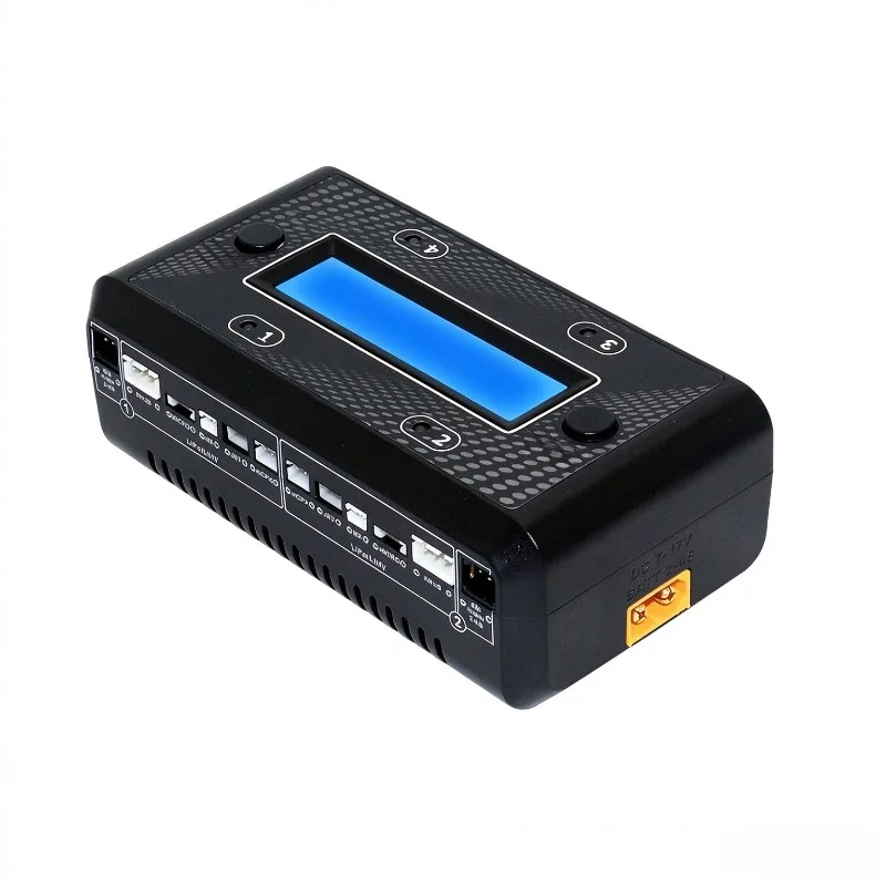 S4AC Four-channel Intelligent Balance Charger, Crossing Machine 1-2S High-voltage Lithium Battery and Charging JST Head SM Head