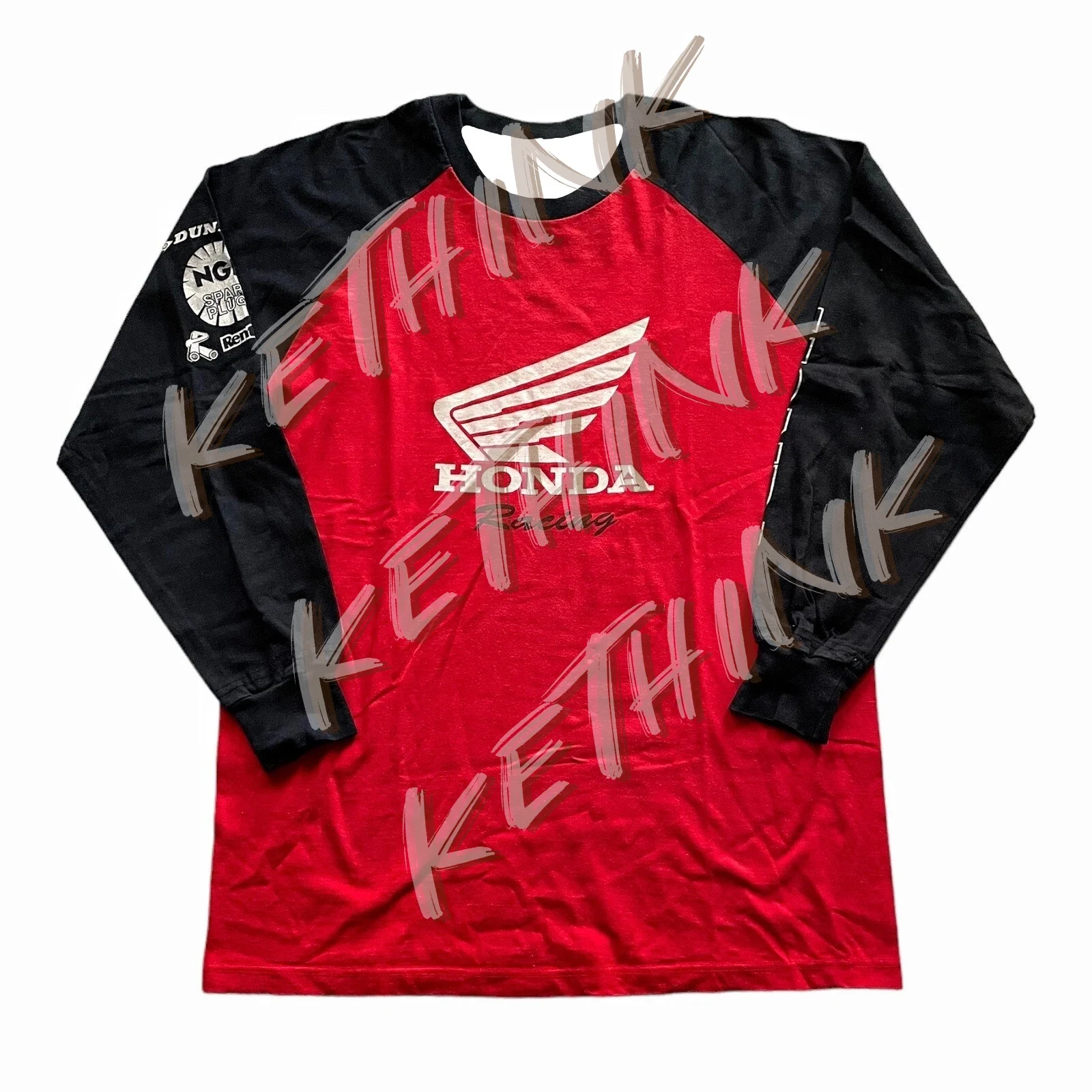 Maillot moto Honda Racing par Honda Racing Apparel Motocross, chemise d'équitation respirante Y2K pour Dirt Bike et course en montagne