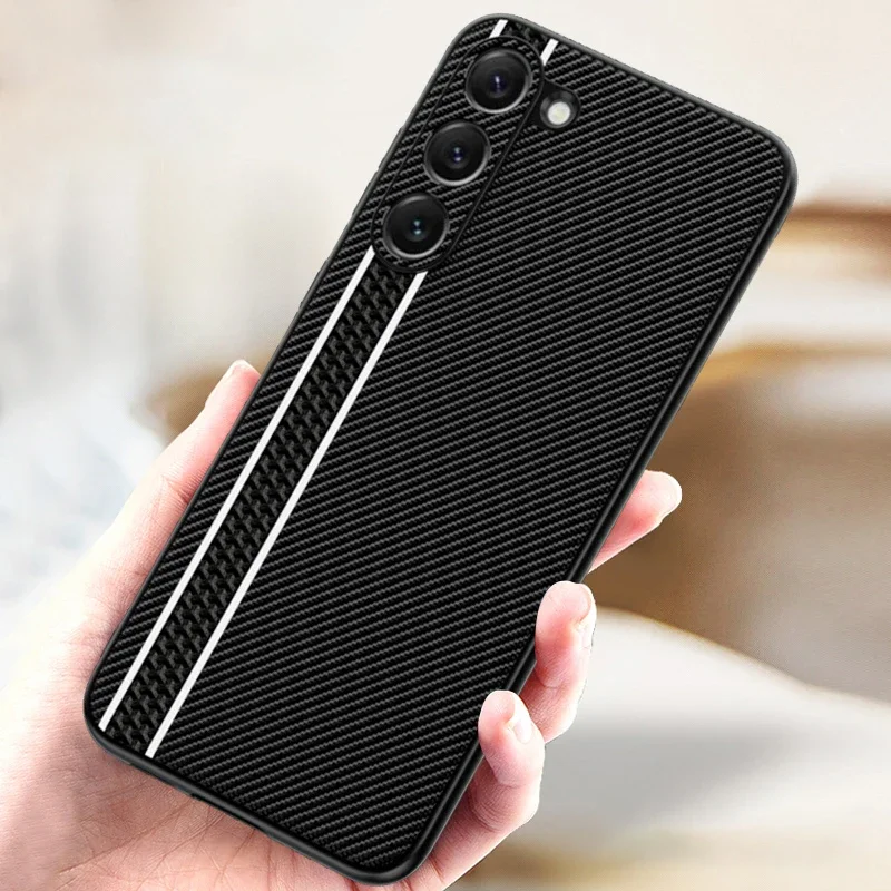 For Samsung Galaxy S23 ultra S24 s23 plus s22 ultra 5G Fluorescent Case PU Leather Gentleman Cover for Galaxy S22 Plus s23 ultra