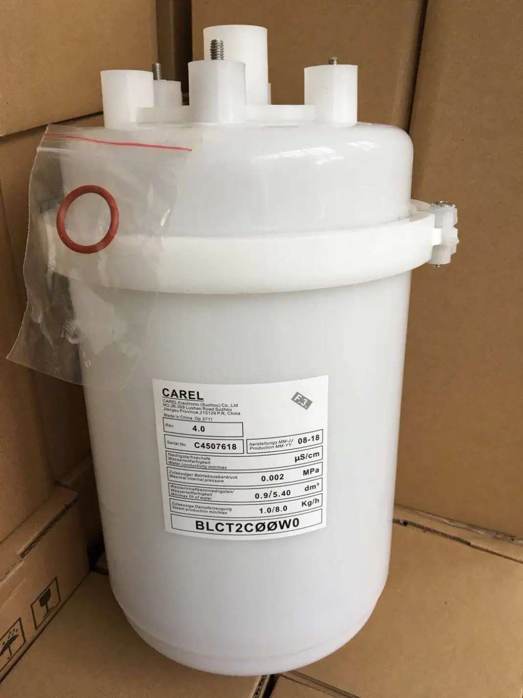 خزان مرطب كهربائي قابل للاستبدال 8 كجم/ساعة، خزان مرطب كهربائي CAREL