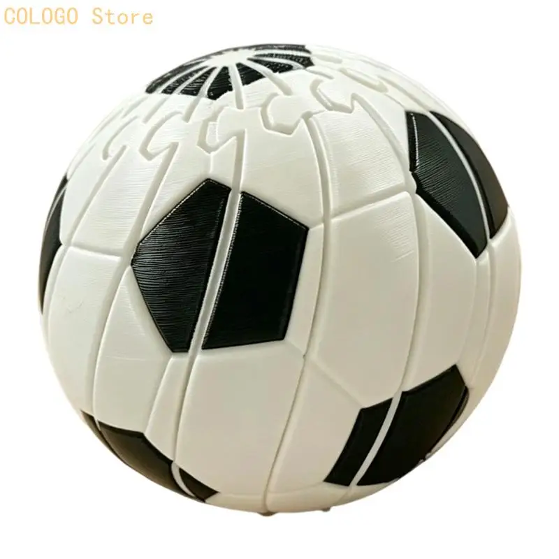 3D Printed Transformable Soccer Football Ball Fidgets Toy For Finger Exercise D0LD