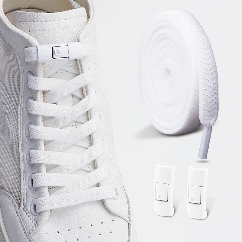 no tie shoelaces Lazy Shoelace without ties Shoe Accessories Elastic laces Sneakers unisex Rubber Bands Flat Shoe laces