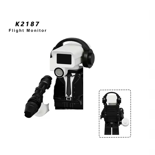 New KDL SWAT Skibidi Toilet Man Figures Anime Block Toys TvMan Titan Cameraman Speakerman Bricks Model Toy Birthday Gift - Image 73