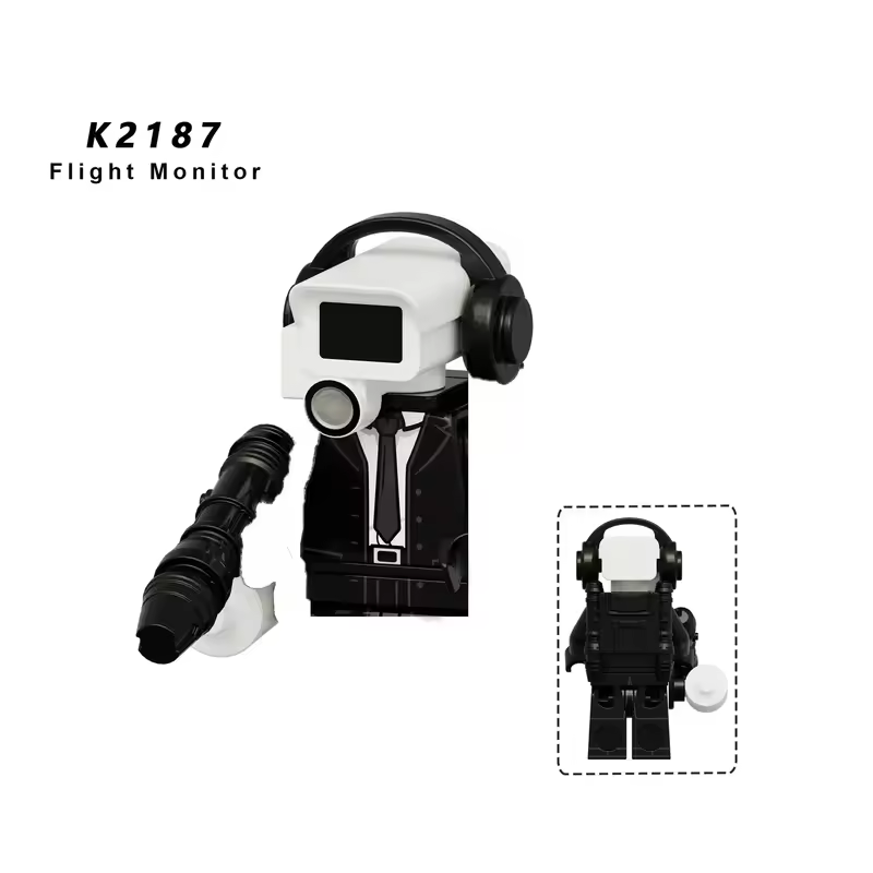 New KDL SWAT Skibidi Toilet Man Figures Anime Block Toys TvMan Titan Cameraman Speakerman Bricks Model Toy Birthday Gift - Image 73