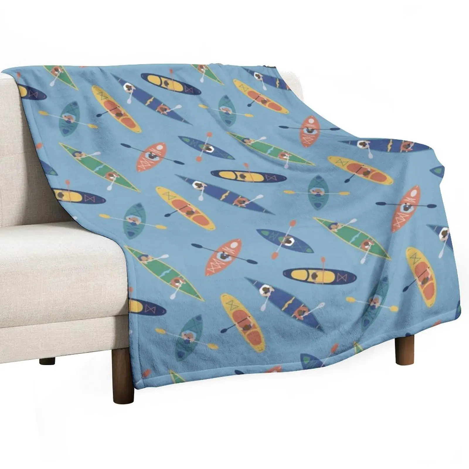 

Paddlers Throw Blanket Travel decorative Single Stuffeds Blankets