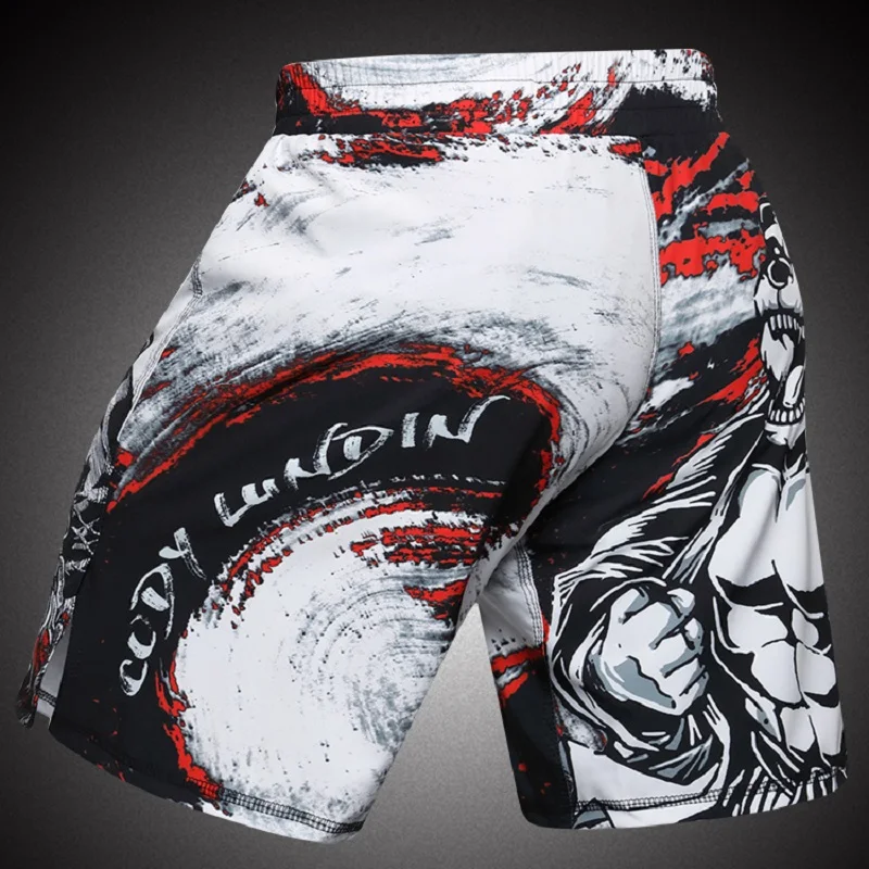 Cody Lundin Mma Fight Shorts Men Lightweight Trunks for Kick Boxing Training Muay Thai BJJ Grappling and Combat Exercise Shorts