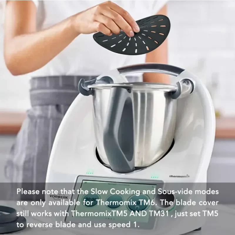 1PC osłona ostrza do Thermomix Bimby Tm5 Tm6 Tm31 powolne gotowanie i Sous Vide Blender część przykrywka do żywności gotowania akcesoria kuchenne