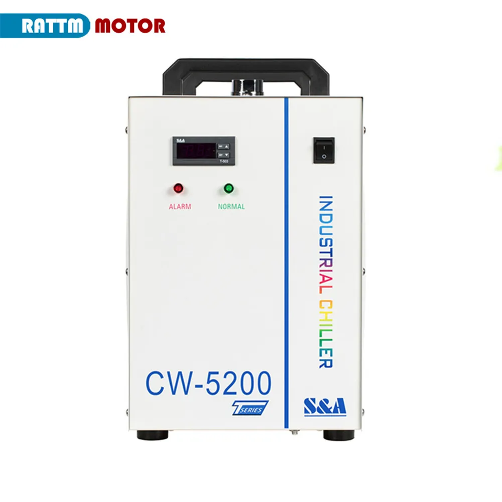 

S&A CW5200 CW5202 Industrial Water Air Chiller for CO2 Laser Engraving Cutting Machine Cooling 150W Laser Tube CNC Router