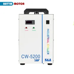 S & A CW5200 CW5202 enfriador de aire de agua Industrial para máquina cortadora de grabado láser CO2, refrigeración de tubo láser de 150W, enrutador CNC