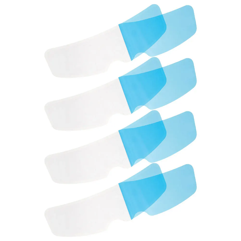 

4Pcs Universal Anti Fog Film Rainproof Sticker Waterproof High Definition Clarity for Riding Visibility