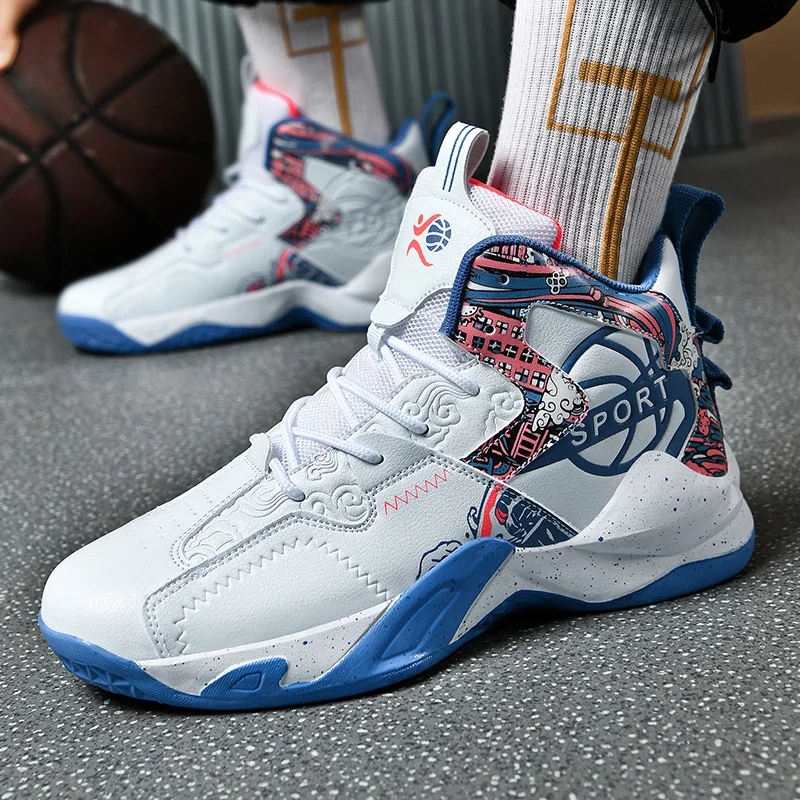 Herren Basketballschuhe Atmungsaktiv Leicht Damen Hochwertige Athletische Outdoor-Laufschuhe Unisex Trainer Sneakers Unisex – Detail 37