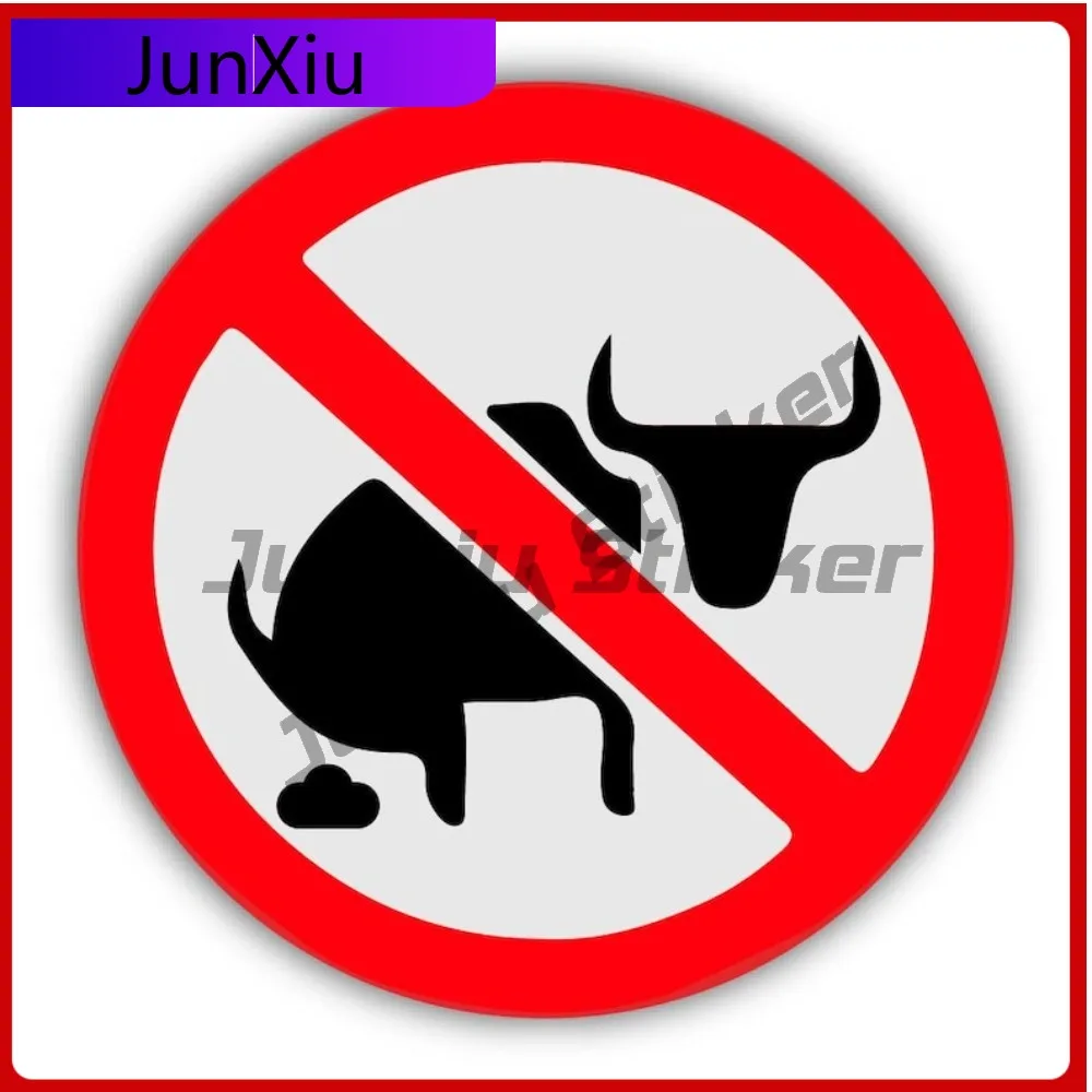 

No Bullshit Round Vinyl Sticker Funny Adult Joke Humor Decal Scratch-proof Exterior Big Auto Rv Stickers For Car Decoration Acce