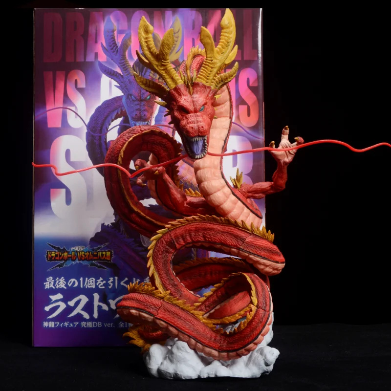 Hot 30cm Dragon Ball Z Red Shenron Anime Model Figure Shinryu Ichiban Kuji Super Hero Shenron Figurine Pvc Statue Ornament Gifts