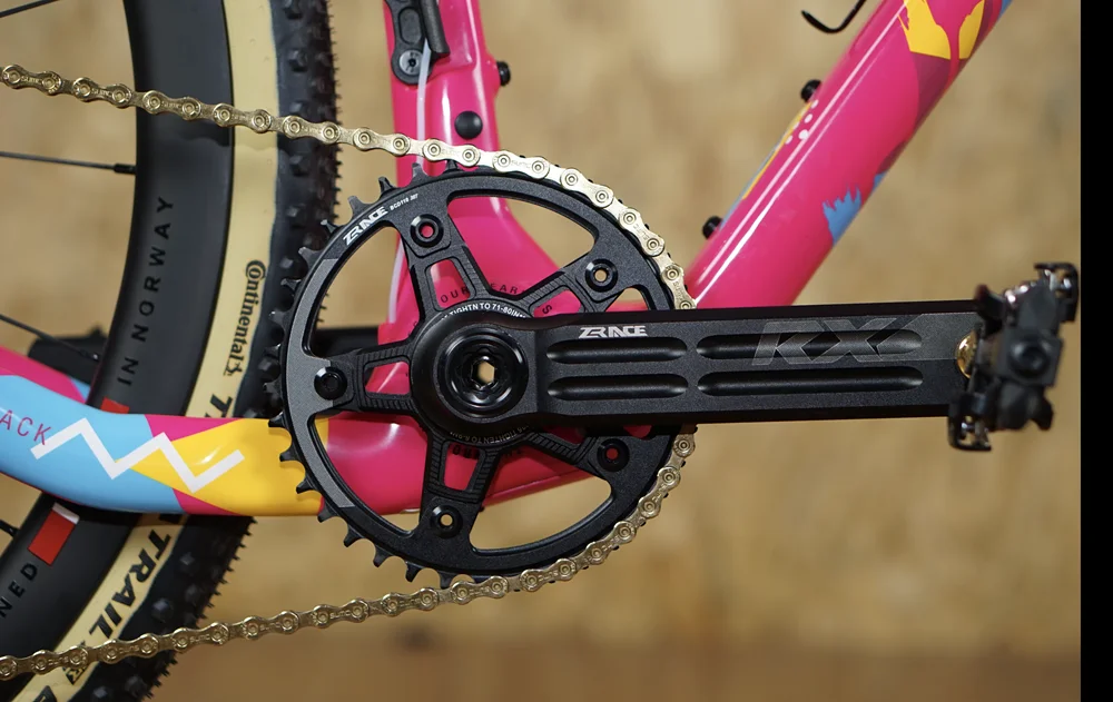 ZRACE M1 X2 / X4 Mountainbike Hydraulische Bremse, MTB Öldruck-Scheibenbremsen-Set, Vorder- und Hinterradbremse, Vollständig CNC-gefräst und Leichtgewichtig – Detail 4