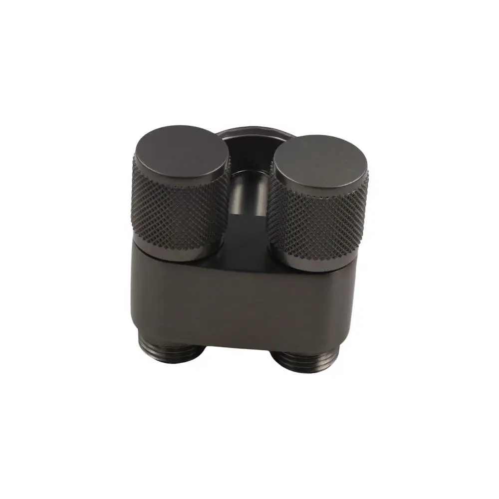 واجهة عالمية صمام مخرج مزدوج توفير المساحة تدفق مزدوج التحكم السريع مقبض اليد نوع توفير المياه