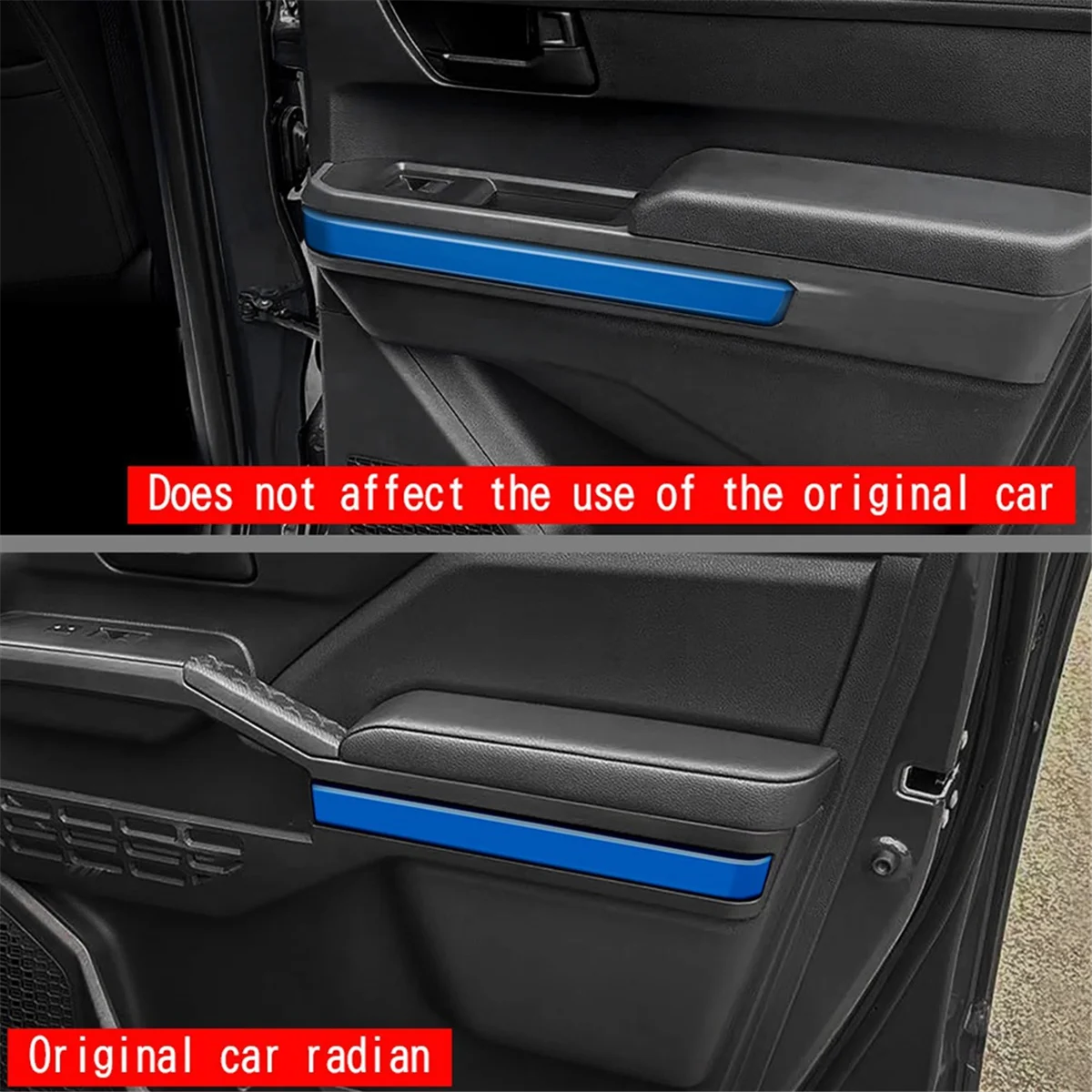 

Car Interior Door Panel Trim Strip Decorative Sticker for Toyota TACOMA 2024 Car Interior Accessories BlueHUG