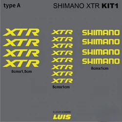 XTR Stickers for Bike Decorative MTB Road Bike Frame Decals Cycling DIY Decoration Reflective Stickers Kits Bicycle Accessories