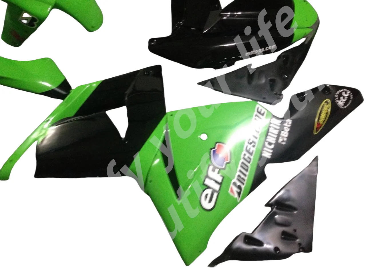 For Kawasaki Ninja ZX10R ZX 10R ZX-10R 2004 2005 Motorcycle Fairing Kit ABS Plastic Injection Body Body kits green black